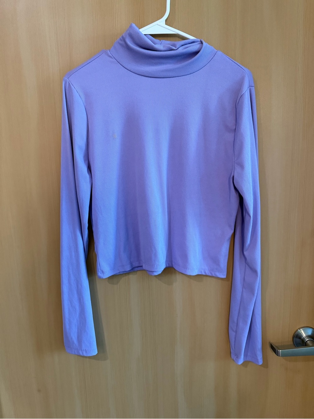 Rue 21 Lilac Mock Neck Long Sleeve Top